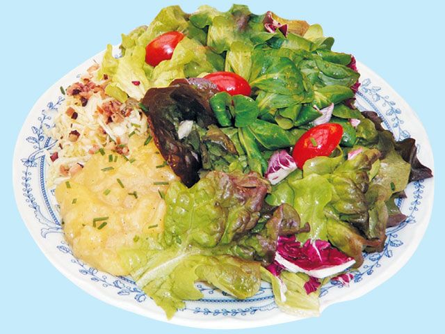 Gemischter Blattsalat