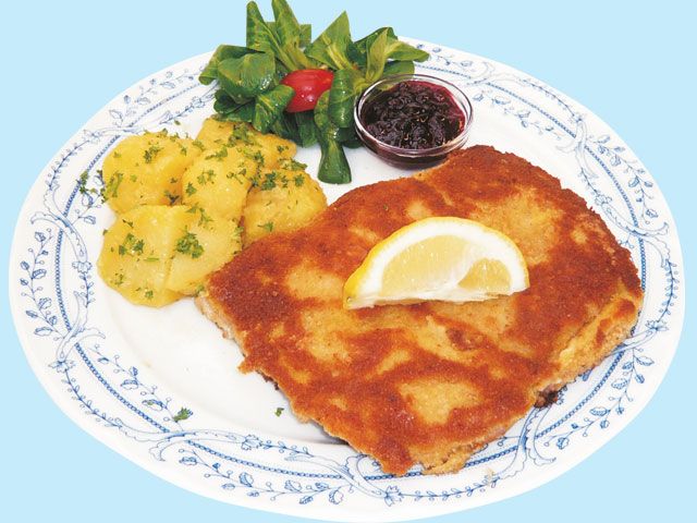 Cordon Bleu vom Schwein mit Petersilienkartoffeln